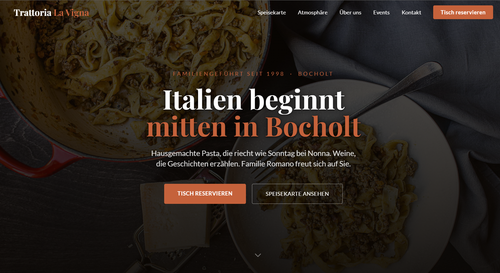 Trattoria La Vigna – Italienisches Restaurant Bocholt
